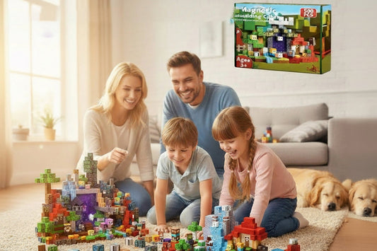 300pc Building Blocks + Storage Box