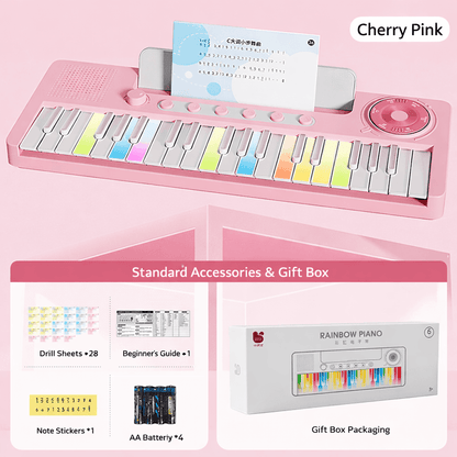 Toylumo 🌈37-key rainbow electronic keyboard🐣 Easter Early Sale – Up to 49% OFF