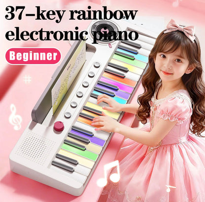 Toylumo 🌈37-key rainbow electronic keyboard🐣 Easter Early Sale – Up to 49% OFF