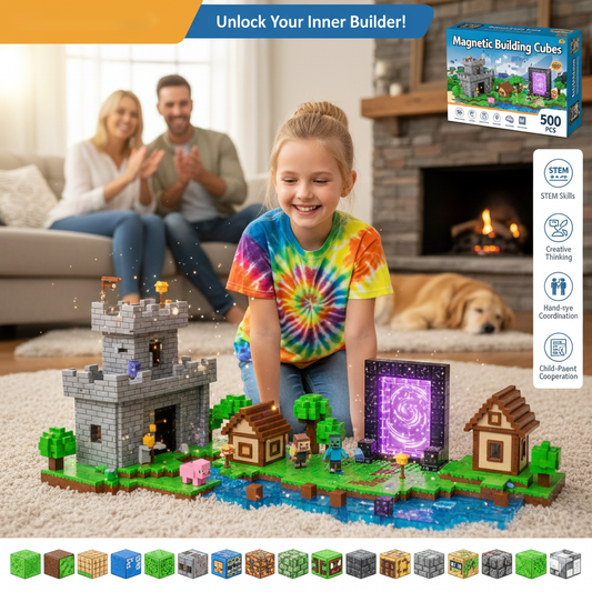 300pc Building Blocks + Storage Box