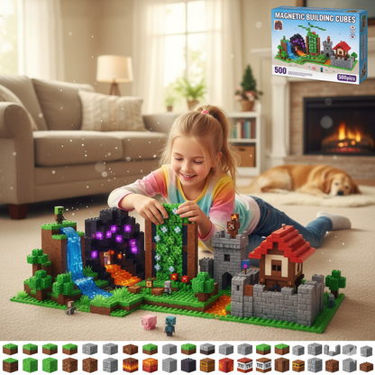 300pc Building Blocks + Storage Box