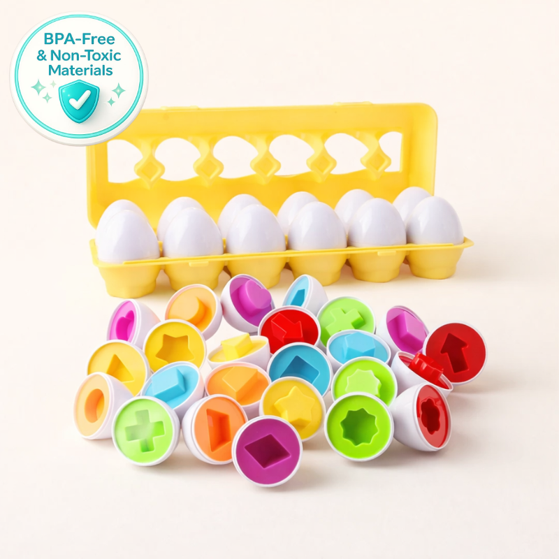 Montessori Geometric Eggs