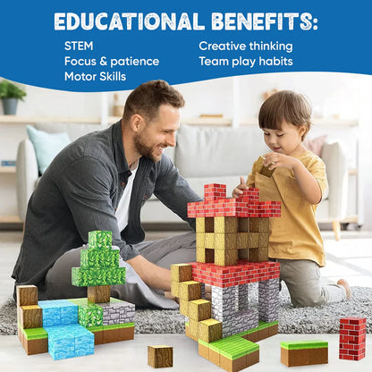 300pc Building Blocks + Storage Box