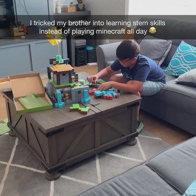 300pc Building Blocks + Storage Box
