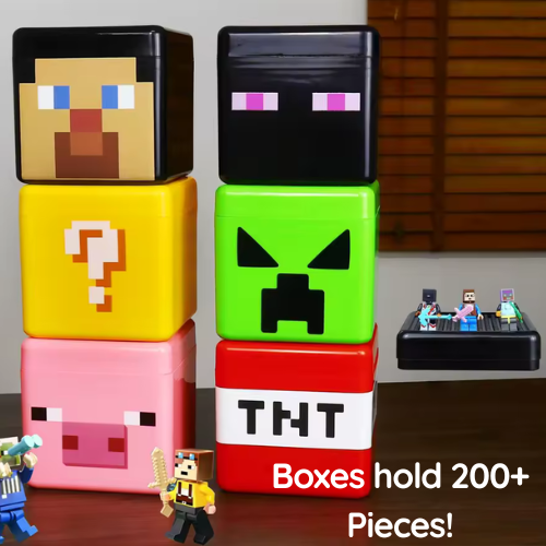 300pc Building Blocks + Storage Box