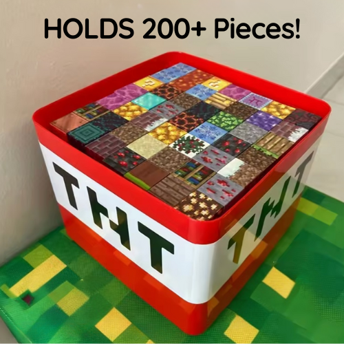 300pc Building Blocks + Storage Box