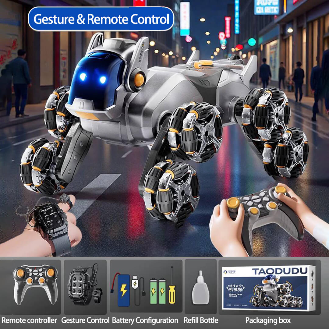 Toylumo 8-Wheel Stunt Robot Dog 🐣 Easter Early Sale – Up to 49% OFF