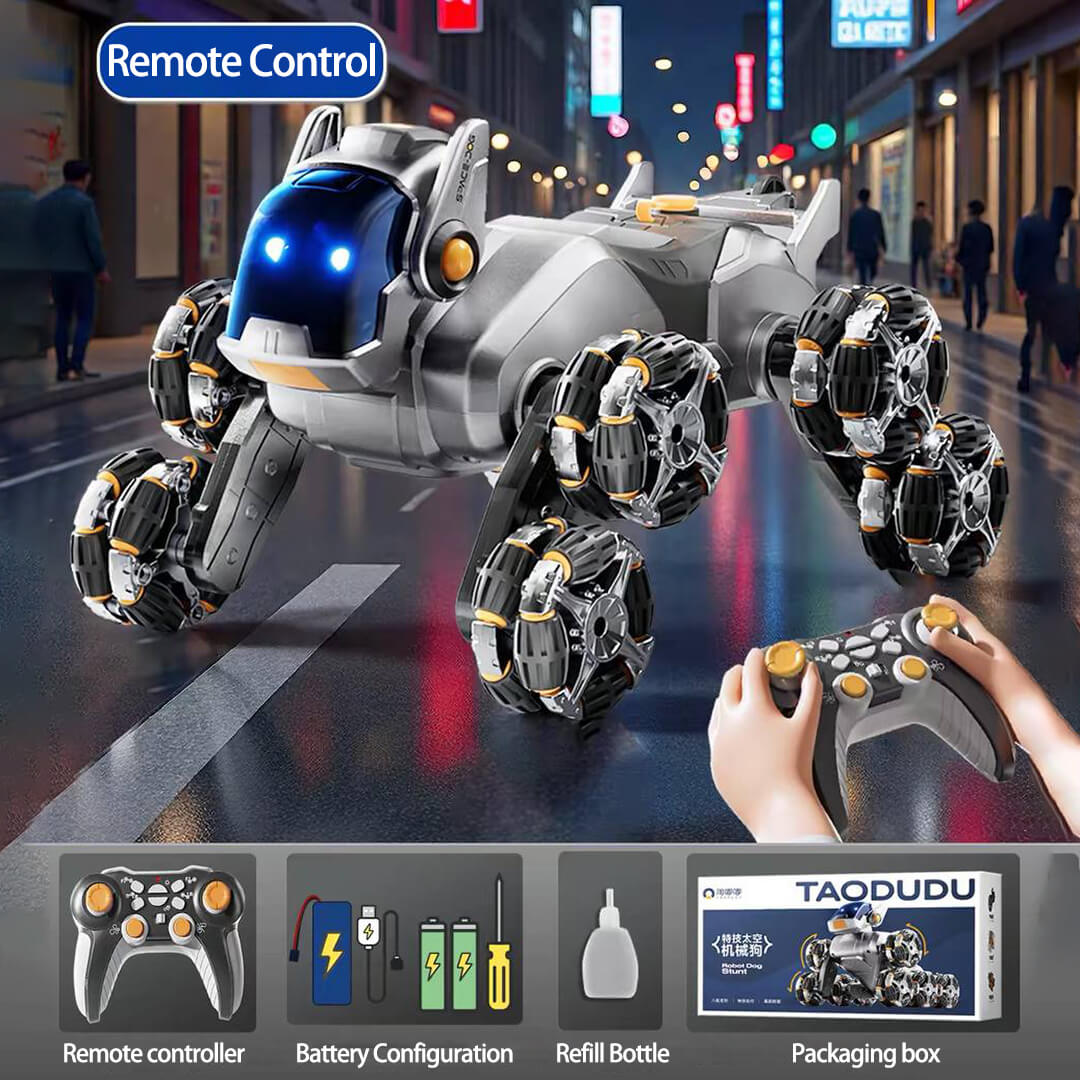Toylumo 8-Wheel Stunt Robot Dog 🐣 Easter Early Sale – Up to 49% OFF